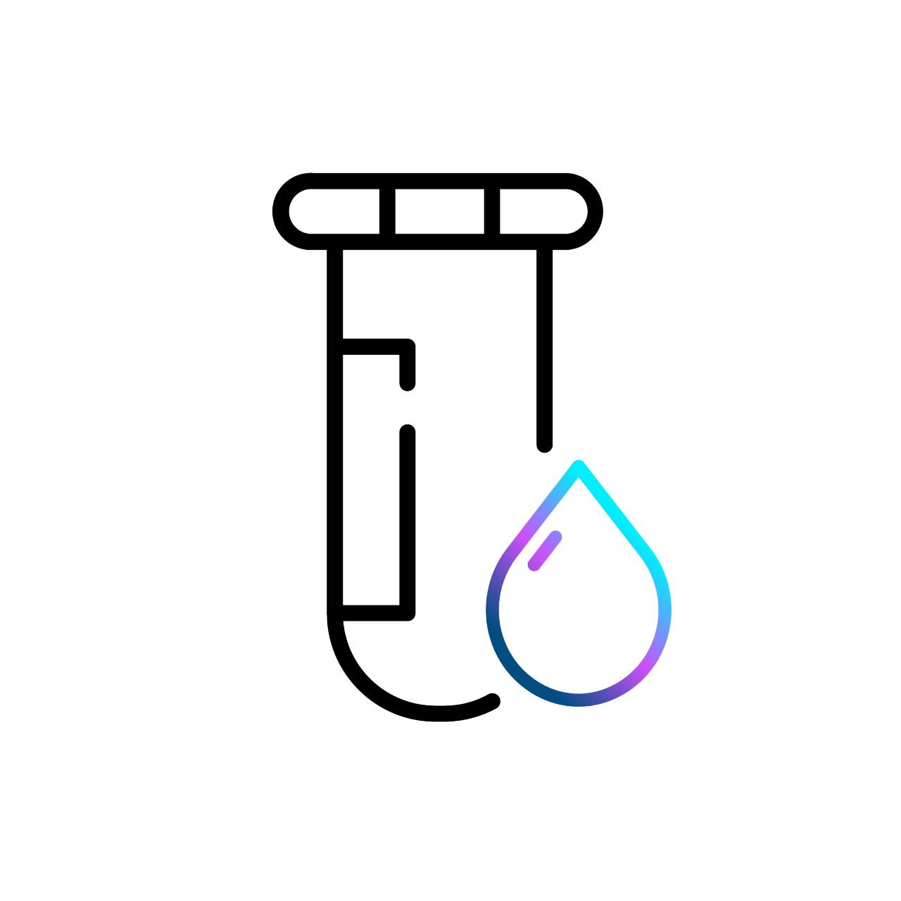 Test tube icon.